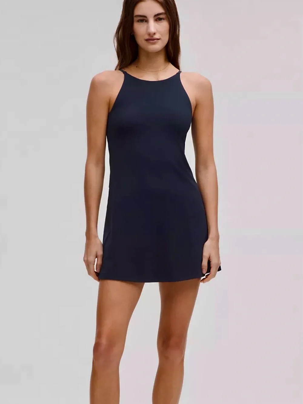 lululemon athletica Black High-Neck Mini Dress